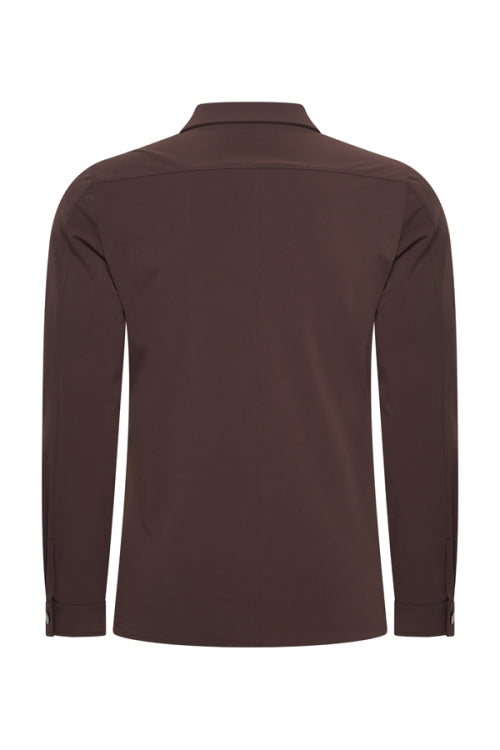 Espresso travel flap pocket jacket