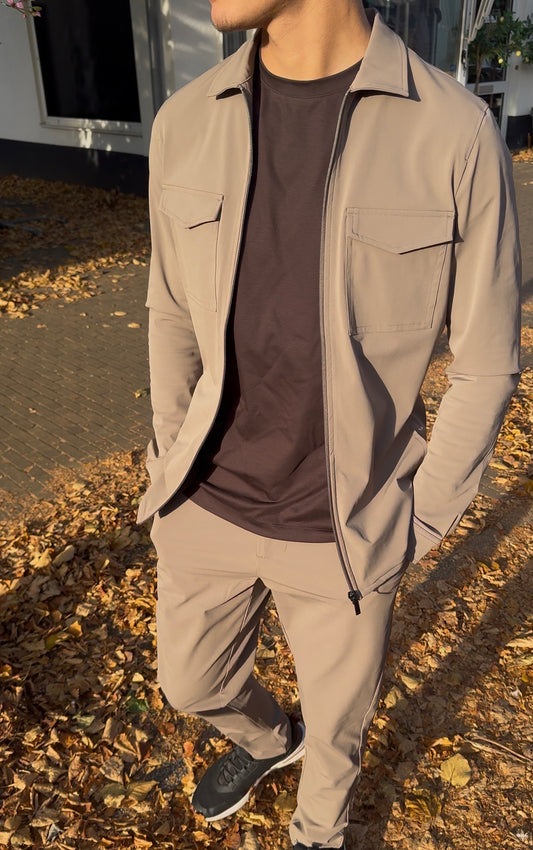 Faclon travel flap pocket jacket