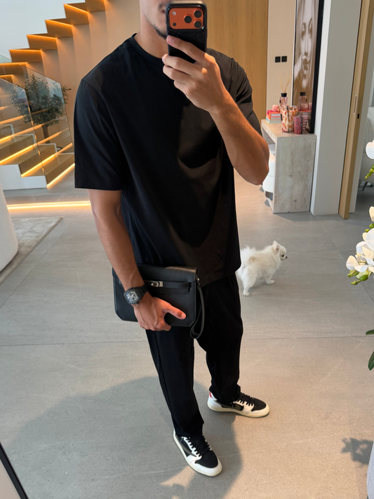 Black Shiny Tshirt