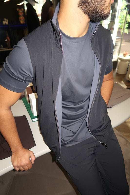 Dark Grey Shiny Tshirt