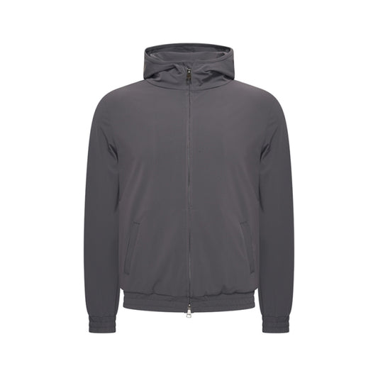 Dark Grey Travel Jack Hooded