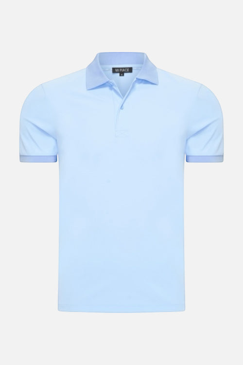 Light Blue Travel Polo