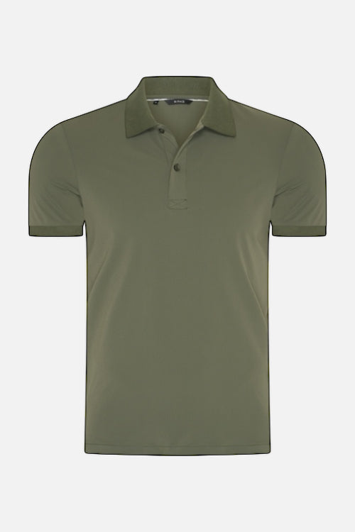 Army Green Travel Polo