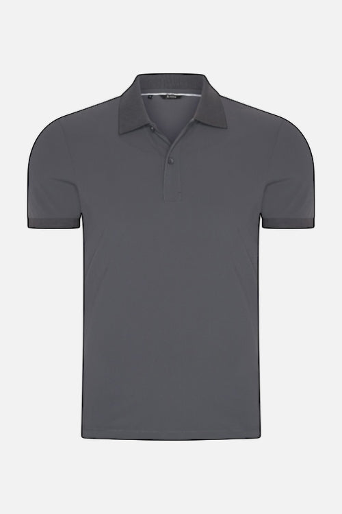 Dark Grey Travel Polo