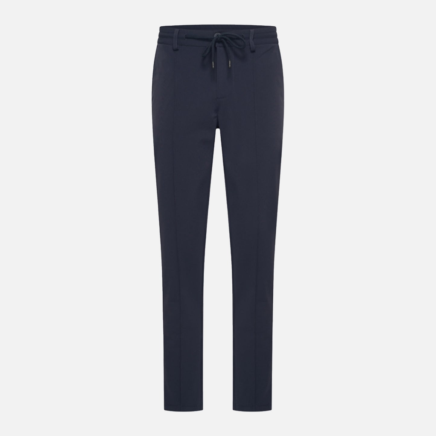 Navy Travel Pantalon Pintuck Seam