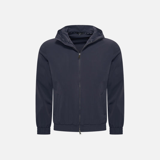 Navy Blue Travel Jack Hooded
