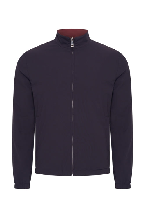 Miio's Burgundy/Navy Reversible Travel Jacket
