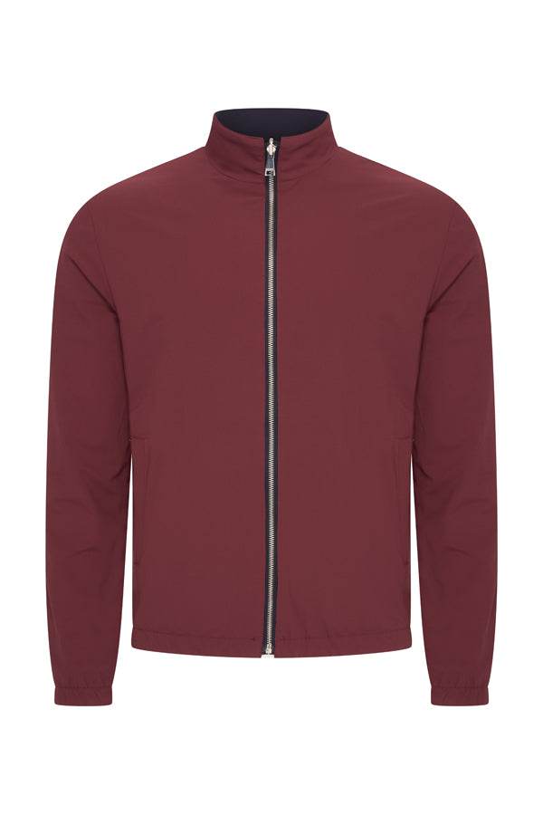 Miio's Burgundy/Navy Reversible Travel Jacket