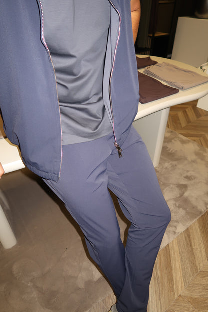 Reversible Navy Bundle - Gillet + Pantalon + Dark Grey Shiny Longsleeve