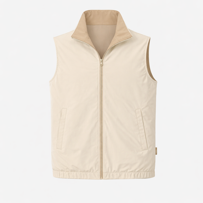 Miio's Kith/Beige Reversible Travel Gillet