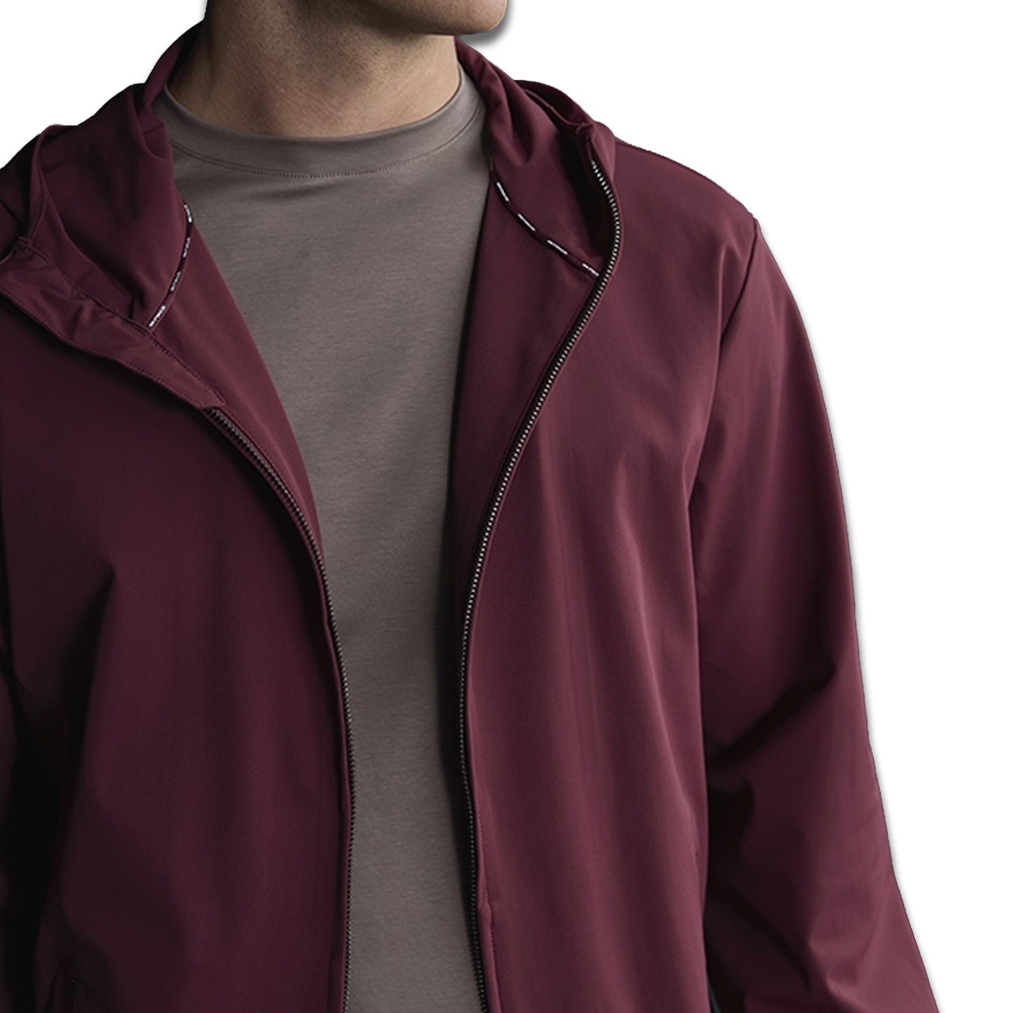 Burgundy Travel Jack Hooded