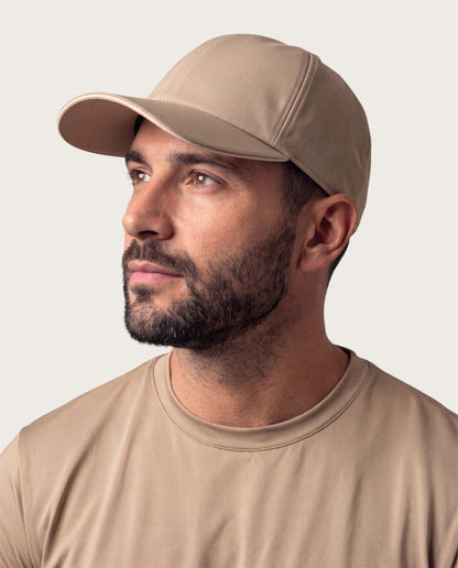 Miio's Beige Microfibre Cap