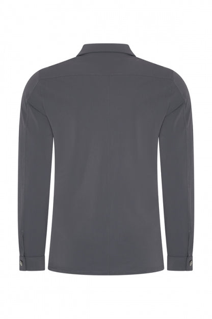 Dark Grey travel flap pocket jacket