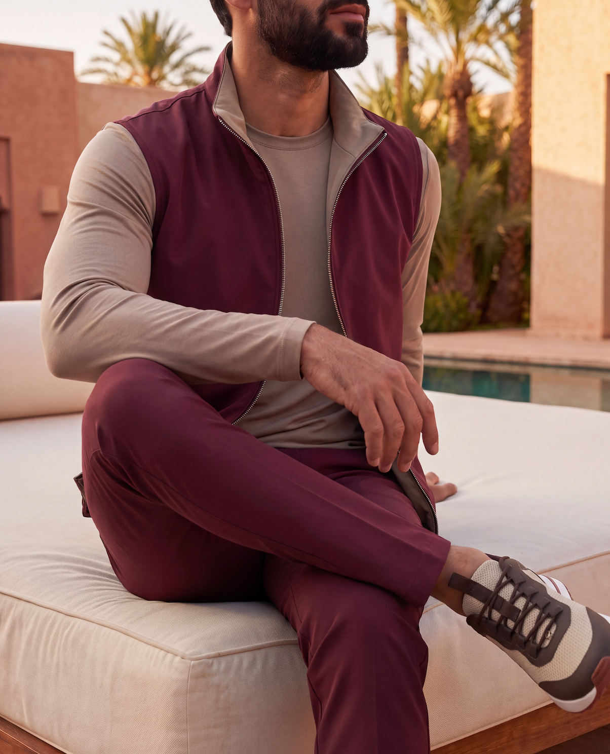 Miio's Reversible Burgundy/Falcon Bundle (+ Longsleeve)