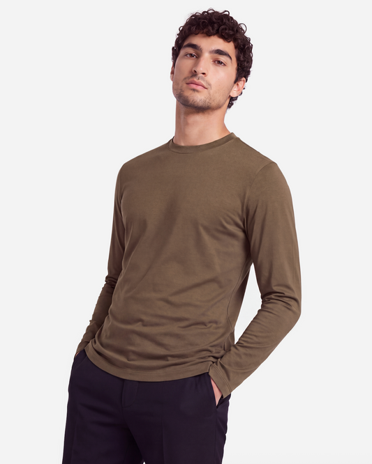 Olive Shiny Longsleeve