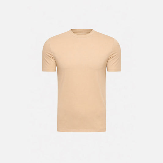 Beige Shiny Tshirt