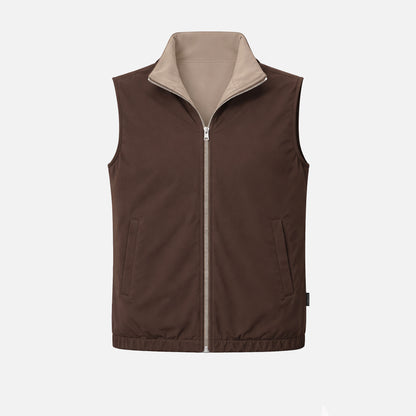 Miio's Espresso/Falcon Reversible Travel Gillet