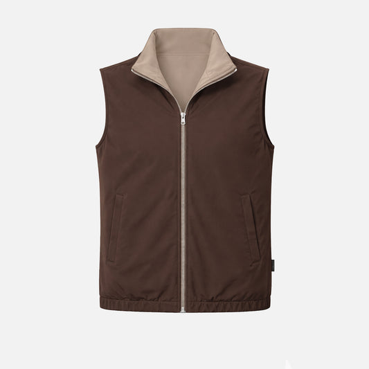 Miio's Espresso/Falcon Reversible Travel Gillet