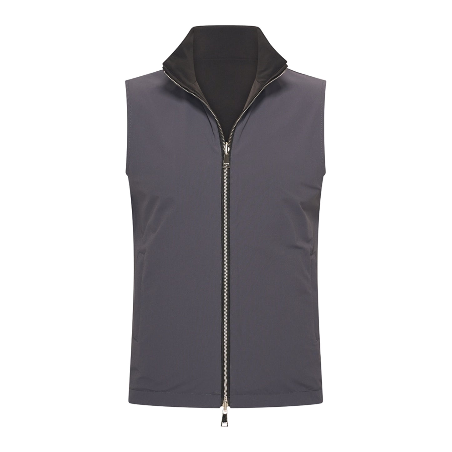 Dark Grey/Black Reversible Travel Gillet