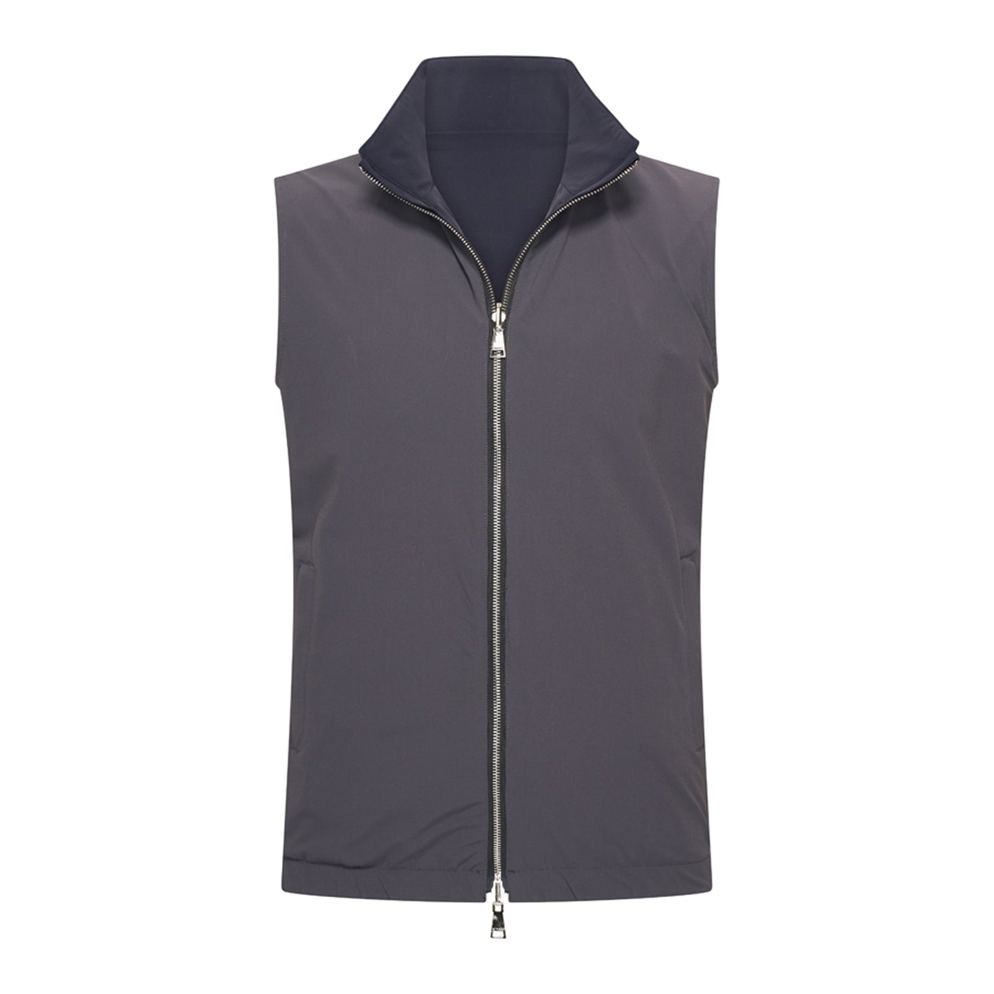 Dark Grey/Navy Reversible Travel Gillet