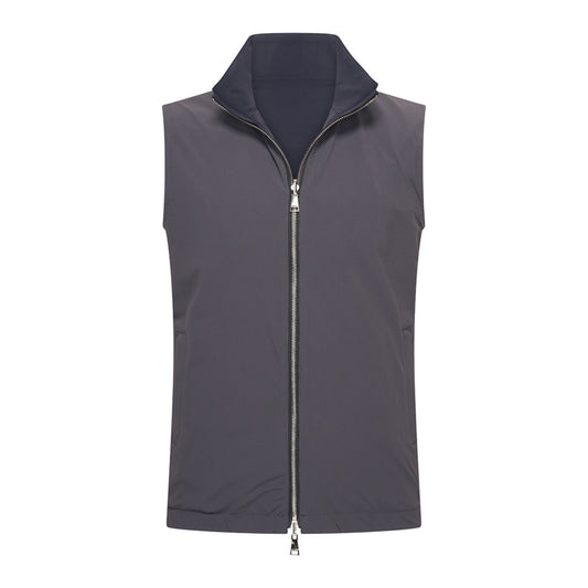 Dark Grey/Navy Reversible Travel Gillet