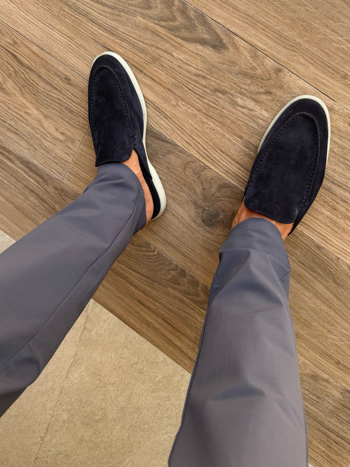 Dark Grey Travel Pantalon