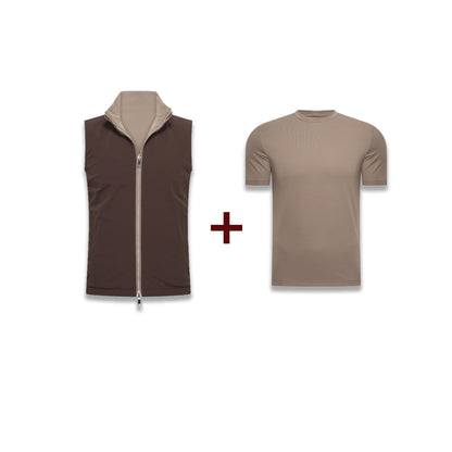 Espresso Reversible Combo + Falcon Shiny T-Shirt