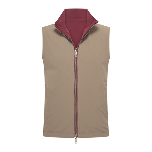 Falcon/Burgundy Reversible Travel Gillet