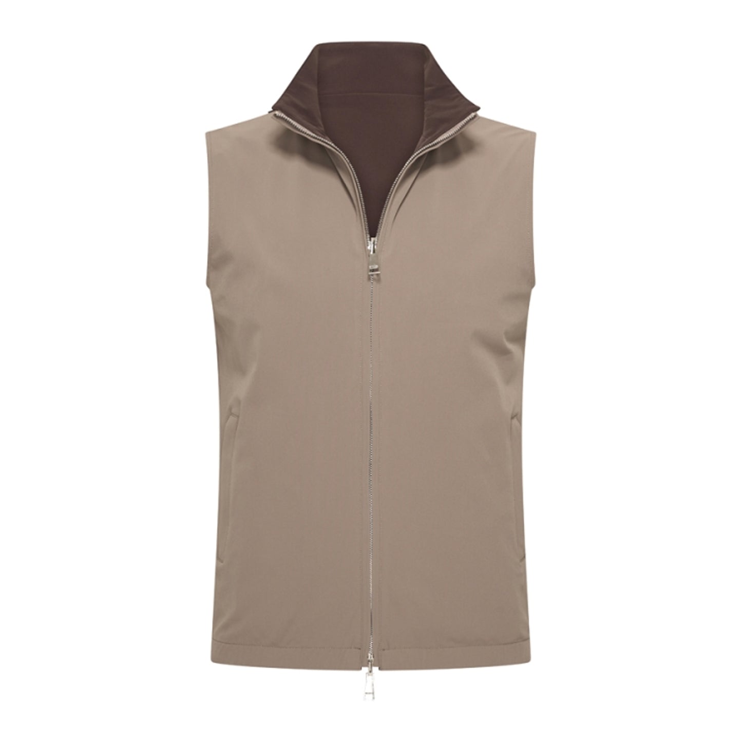 Miio's Espresso/Falcon Reversible Travel Gillet