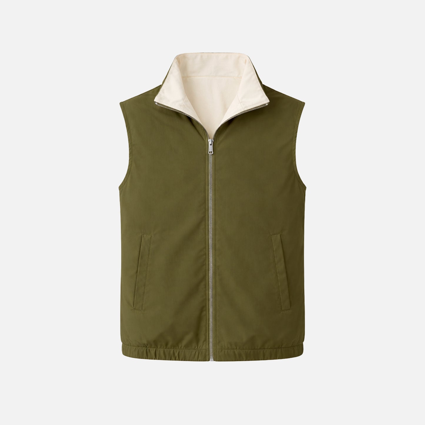 Miio's Olive Green / Kith Reversible Travel Gillet