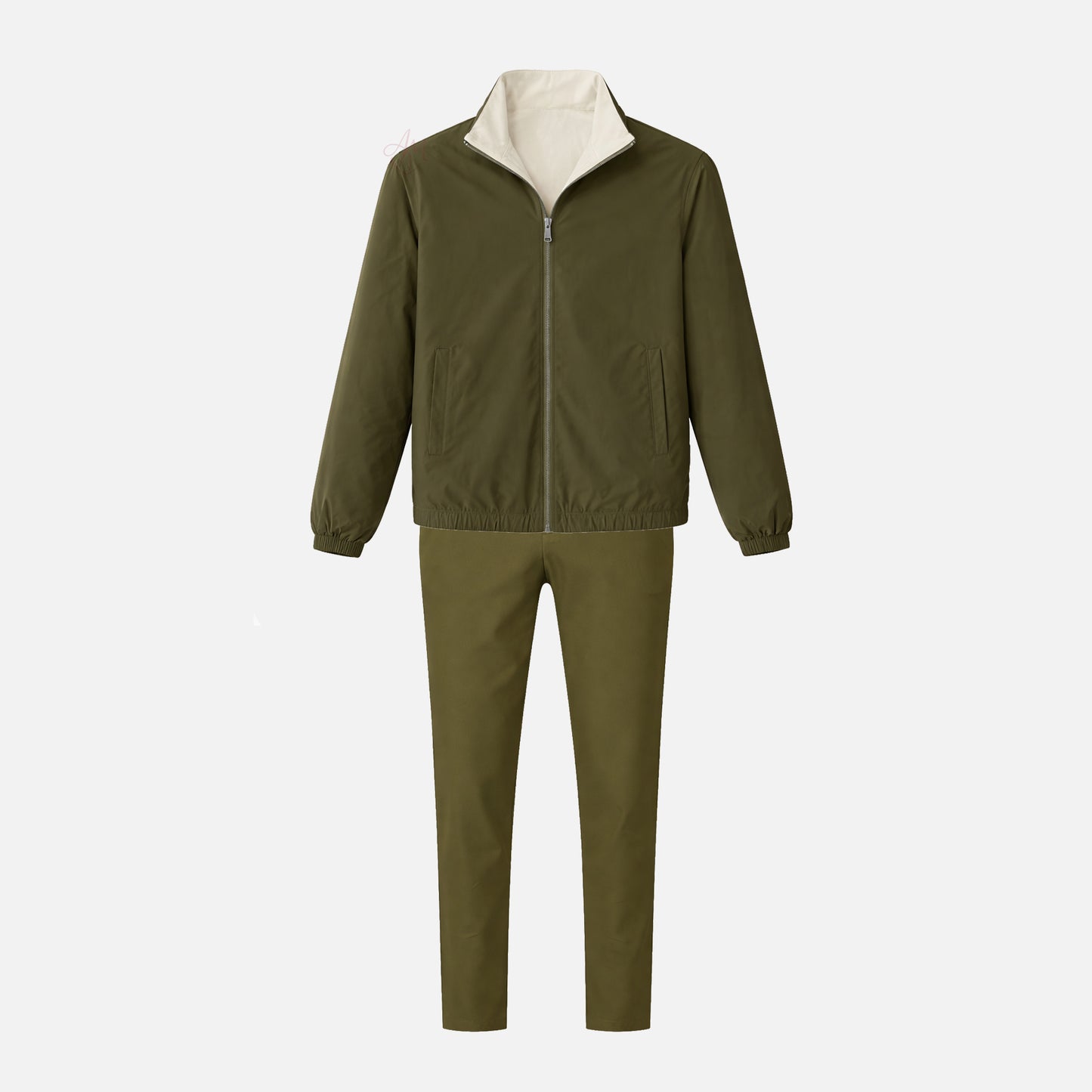 Olive/Kith Bundle - Reversible Jacket + Pantalon