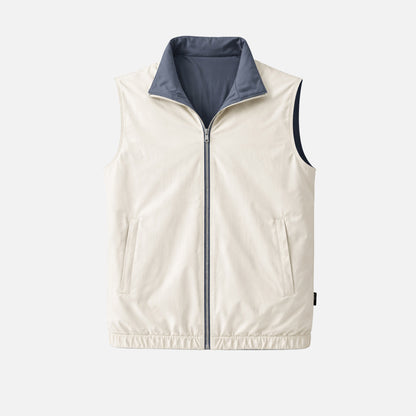 Miio's Cloud Blue/Kith Reversible Travel Gillet