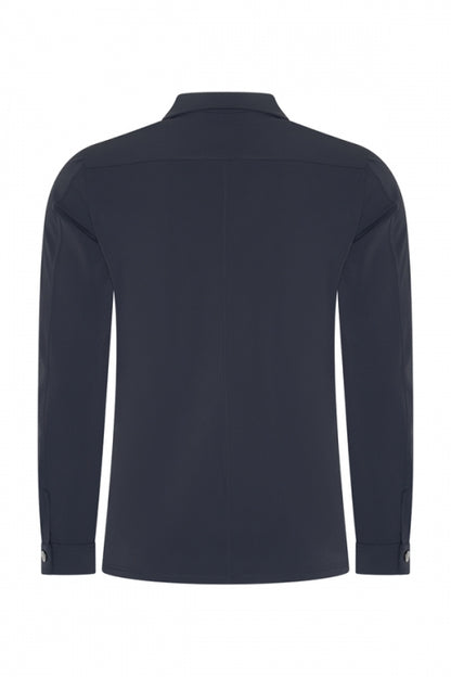 Navy Blue travel flap pocket jacket