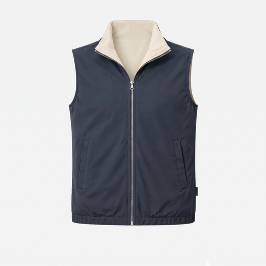 Miio's Navy/Kith Reversible Travel Gillet