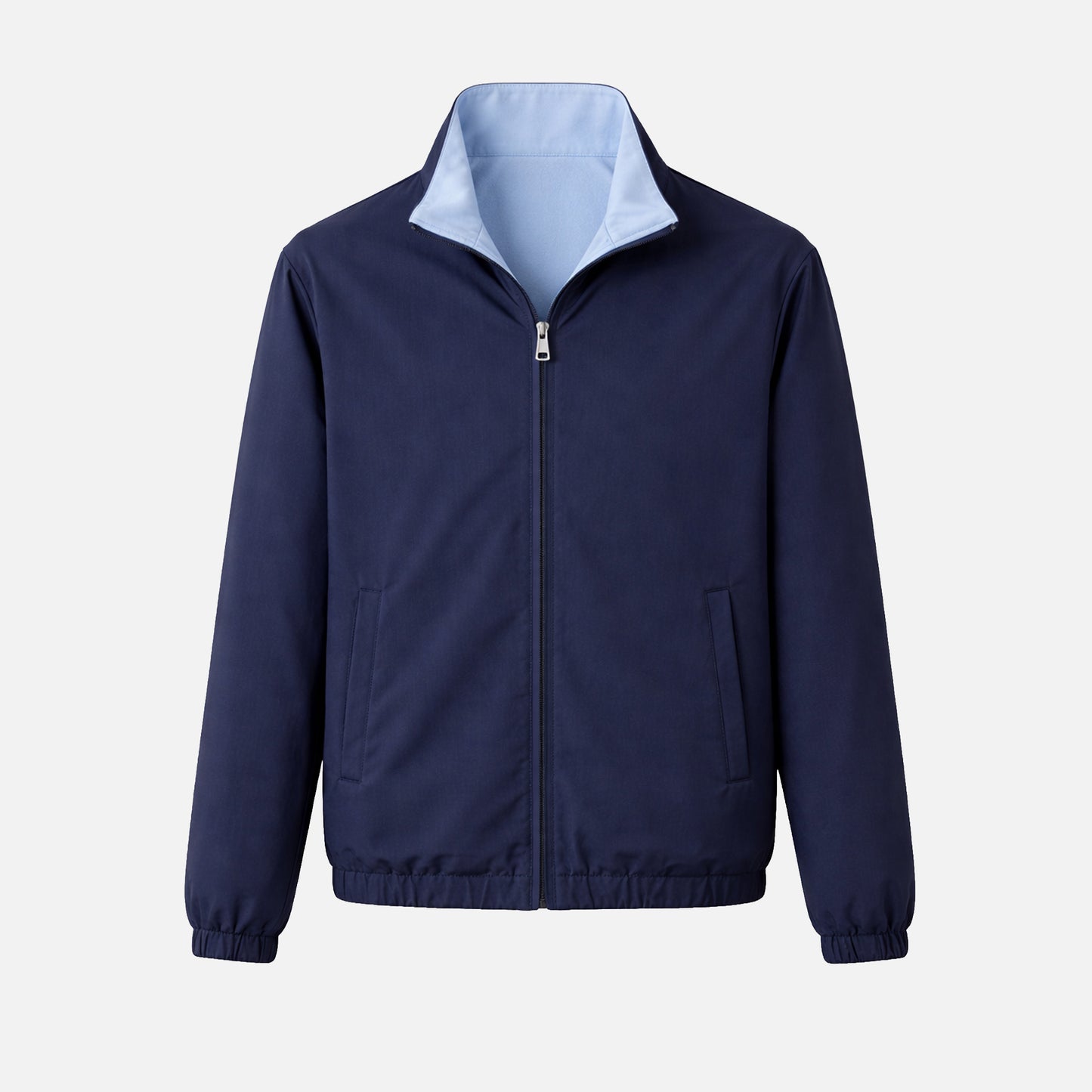 Navy Blue /Baby Blue Reversible Jacket