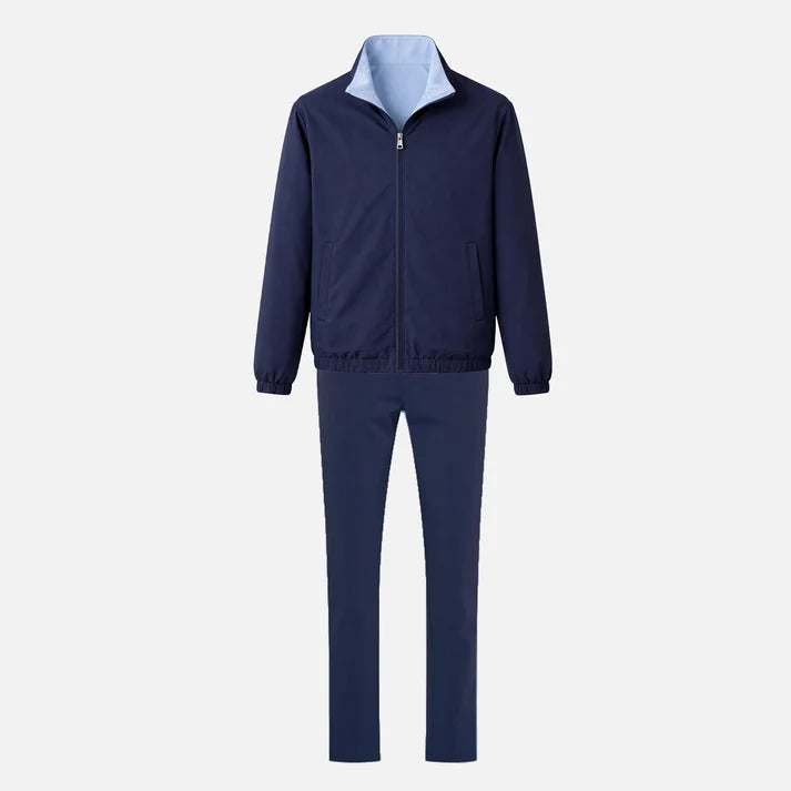 Navy/Baby Blue Bundle - Reversible Jacket + Pantalon