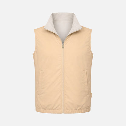 Miio's Kith/Beige Reversible Travel Gillet